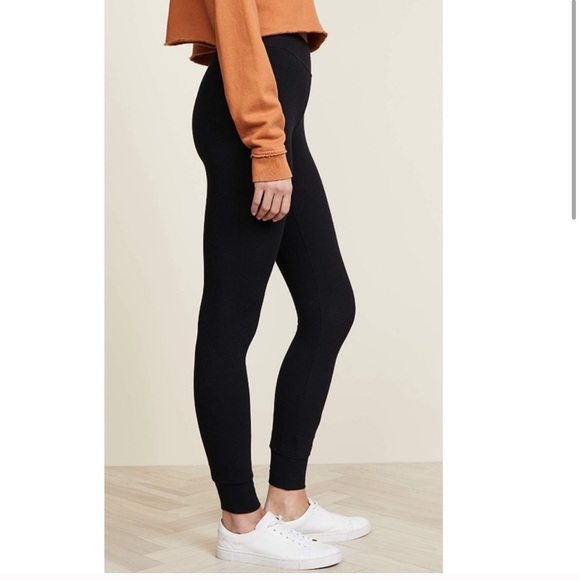 ATM Micromodal Super Soft Yoga Pants in Black. - Picture 3 of 8